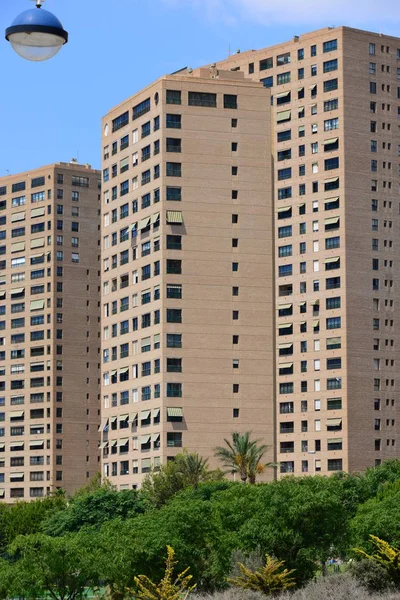 Benidorm Cala Finestrat Hausfassade Spanien — Stockfoto