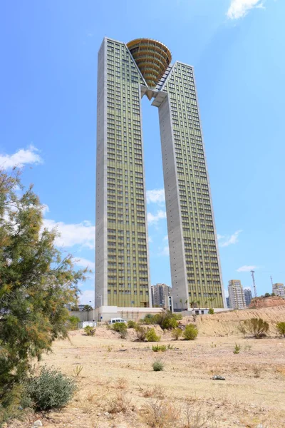 Benidorm Cala Fine Estrat Cephesi Spanya — Stok fotoğraf