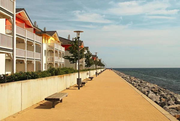 Bella Vista Sulla Spiaggia Sul Mare — Foto Stock