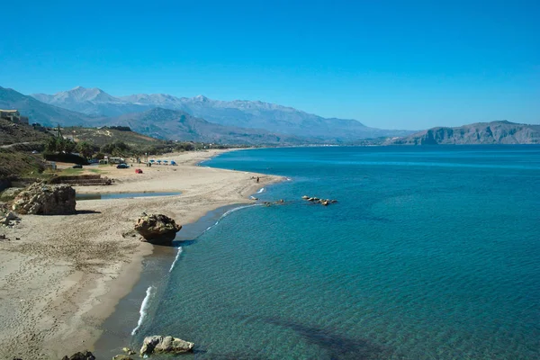 Creta Praia Georgioupolis — Fotografia de Stock