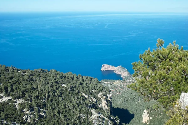 Mallorca Foradada Halvön Sett Utifrån Betselgången Från Ärkehertigen — Stockfoto