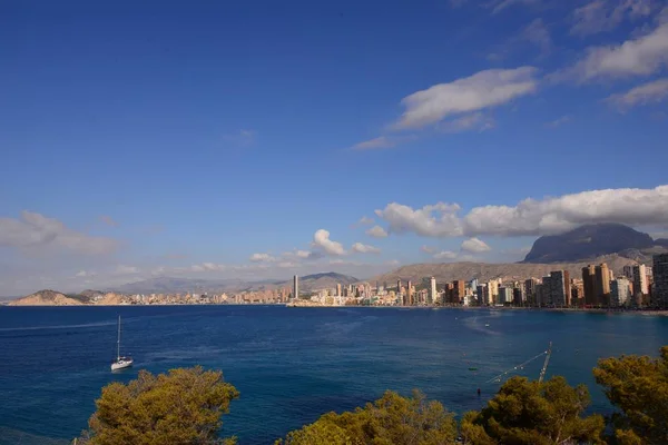 Benidorm Espagne Méditerranée Facades — Photo