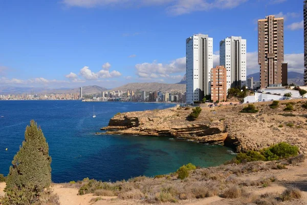 Benidorm Spain Mediterranean Sea Fassaden — Stock Photo, Image