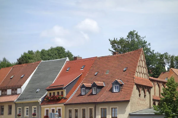 Szenischer Blick Auf Die Christliche Kirchenarchitektur — Stockfoto