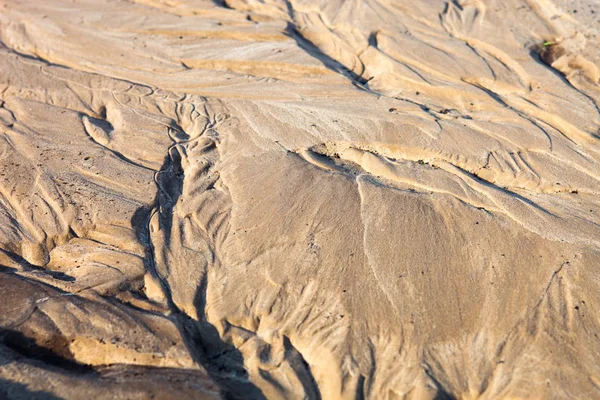 Zand Oppervlakte Achtergrond Bodem — Stockfoto