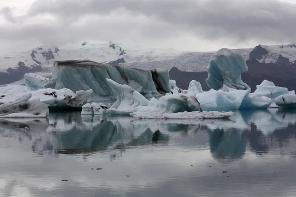 Iceberg Congelado Branco Gelo Frio — Fotografia de Stock