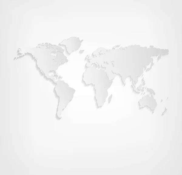 Design World Map Gray Background — Stock Photo, Image