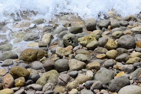 Stenen Aan Middellandse Zee Spanje — Stockfoto