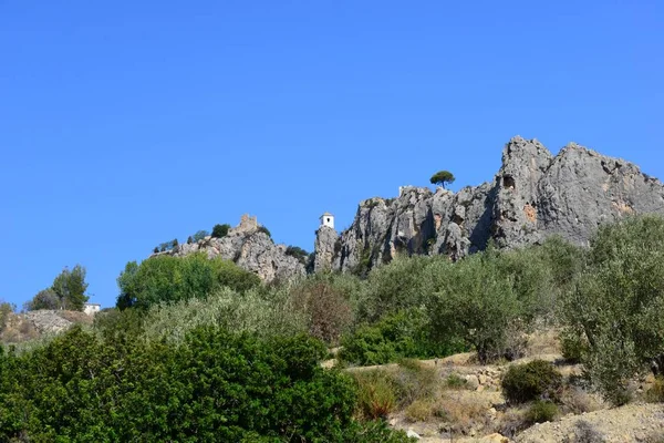 Ruïnes Guadalest Costa Blanca Spanje — Stockfoto