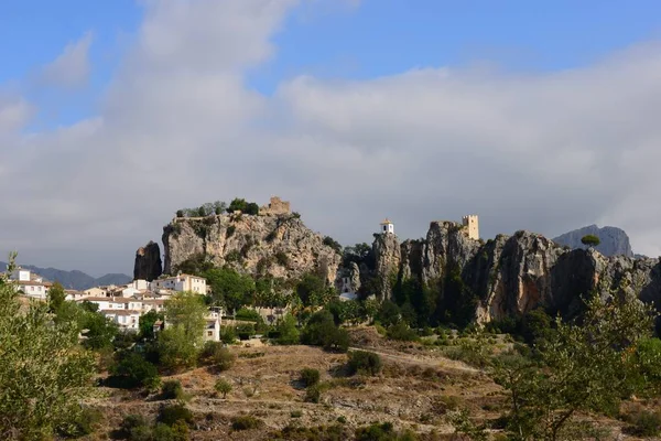 Burgruina Guadalest Costa Blanca Espanha — Fotografia de Stock