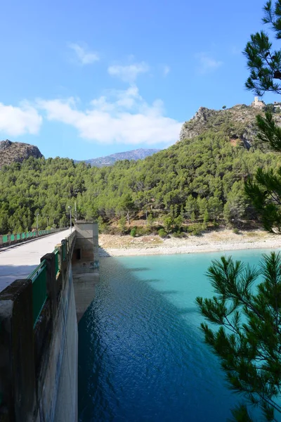 Schnell Leeres Reservoir Guadalest Costa Blanca Spanien — Stockfoto