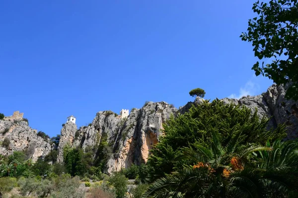 Burgruina Guadalest Costa Blanca Espanha — Fotografia de Stock