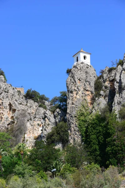 Ruïnes Guadalest Costa Blanca Spanje — Stockfoto