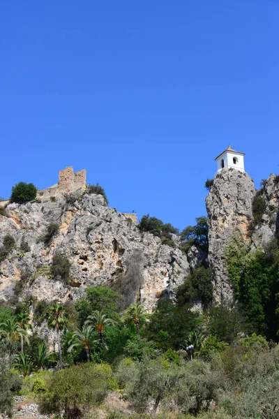 Burgruin Guadalest Costa Blanca Spanyolországban — Stock Fotó