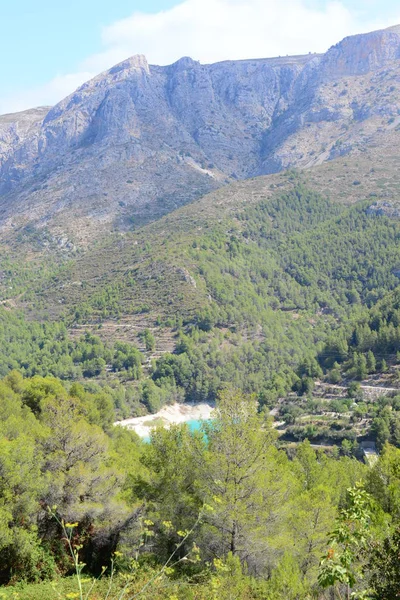 Burgruina Guadalest Costa Blanca Espanha — Fotografia de Stock