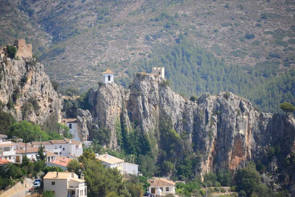 Ruïnes Guadalest Costa Blanca Spanje — Stockfoto