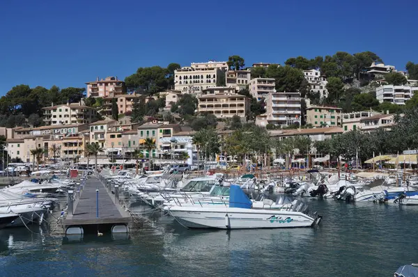 Port Soller Ship Bootshaen Boat Boats Ship Ships North Coast — Stock Photo, Image