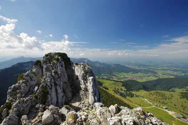 Vista Desde Cumbre Del Kampenwand Steinlingalm Aschau Chiemgau — Foto de Stock