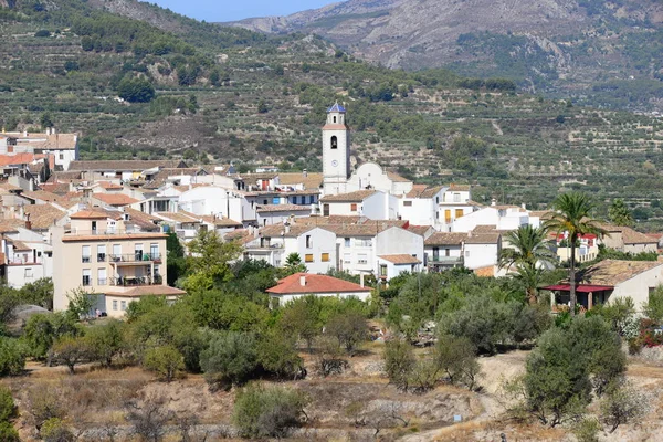 Verstecktes Dorf Den Bergen Costa Blanca Spanien — Stockfoto