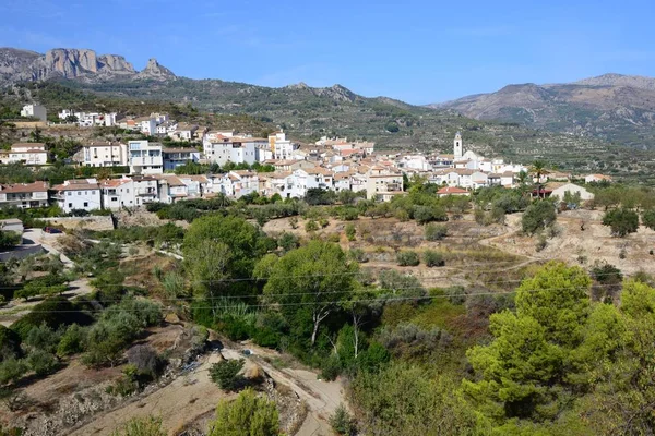 Verstecktes Dorf Den Bergen Costa Blanca Spanien — Stockfoto