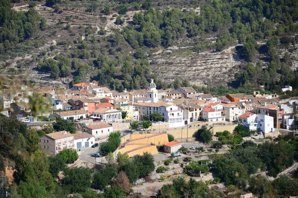 Verstecktes Dorf Gebirge Costa Blanca Spanien — Stockfoto