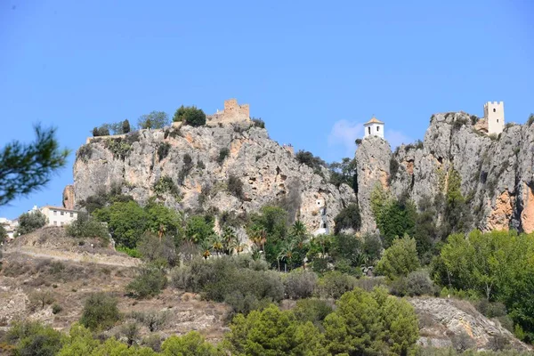 在Guadalest Costa Blanca Spain中使用的生物碱 — 图库照片