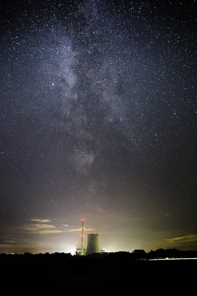 Voie Lactée Étoiles Dans Ciel Nocturne — Photo