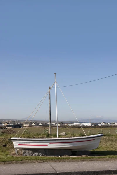 Ballybunion Lçesi Kerry Rlanda Girerken Tekne Anıtı — Stok fotoğraf