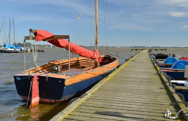 Scenic Uitzicht Zeilboot Details — Stockfoto