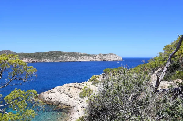 Dragonera Ist Eine Unbewohnte Insel Auf Den Balearen Spanien Direkt — Stockfoto