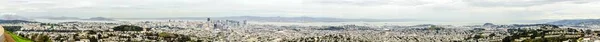 스카이라인 캘리포니아 아메리카 합중국의 공중의 봉우리에서 — 스톡 사진
