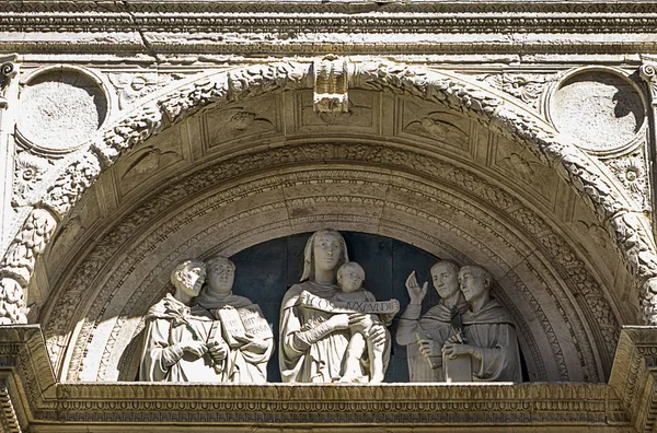 Madonna Col Bambino Lucca Della Robbia Presso Chiesa San Domenico — Foto Stock