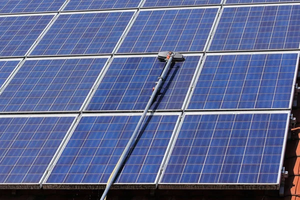 Solární Panel Spoustou Světla — Stock fotografie