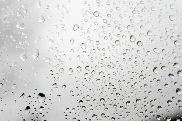 Drops Rain Window Glass Shallow Dof — Stock Photo, Image