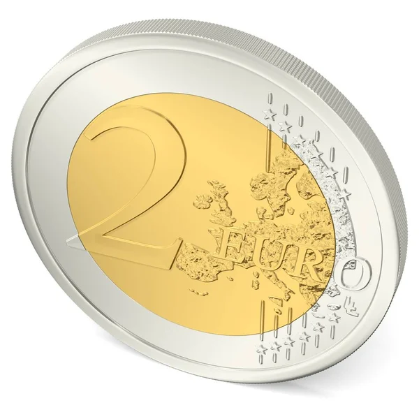 Two Euro Coin — Stock Photo, Image