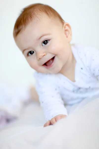 Portrait Smiling Baby — Stock Photo, Image