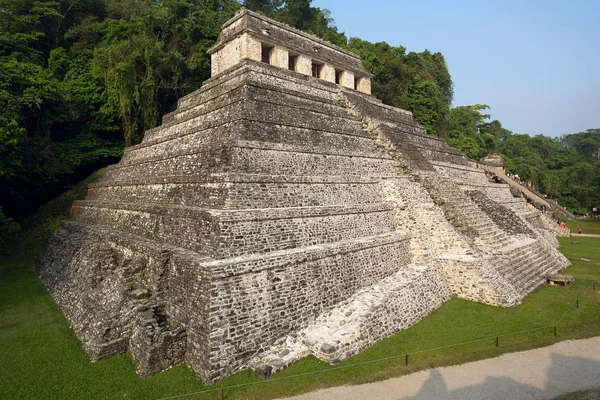 Temple Maya Des Inscriptions Palenque Mexique — Photo