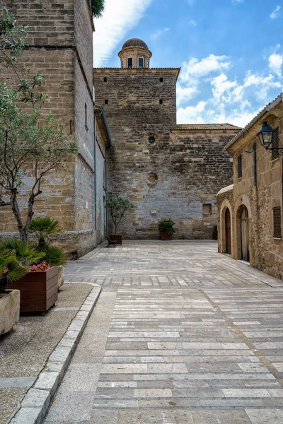 Mallorca Alcudia Iglesia Parroquial Sant Jaume —  Fotos de Stock