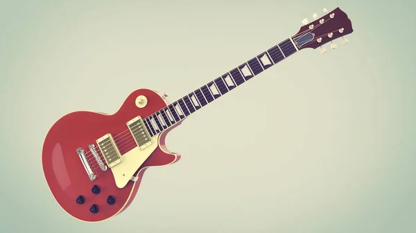 Electric Guitar Isolated Background — Stock Photo, Image