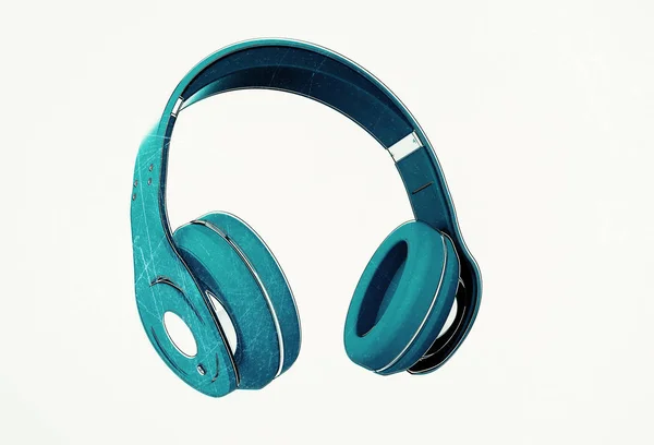 Headphones Music Player — Stock Photo, Image