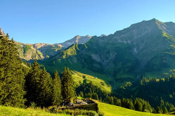 Panorama Van Alpen — Stockfoto