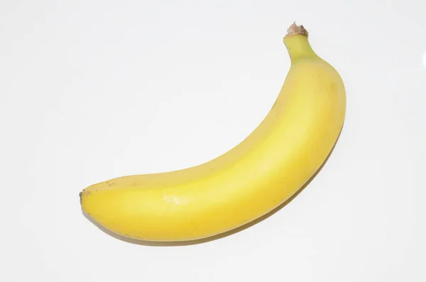 Banan Owoce Owoce Jedzenie Jedzenie Odżywianie Pojedynczy Żółty — Zdjęcie stockowe