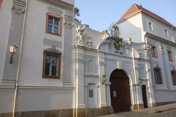 Πύλη Μπαρόκ Στο Bautzen Domstift — Φωτογραφία Αρχείου