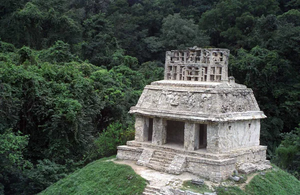 Die Maya Ruinen Von Pallenque Der Provinz Chiapas Mexiko — Fotografia de Stock
