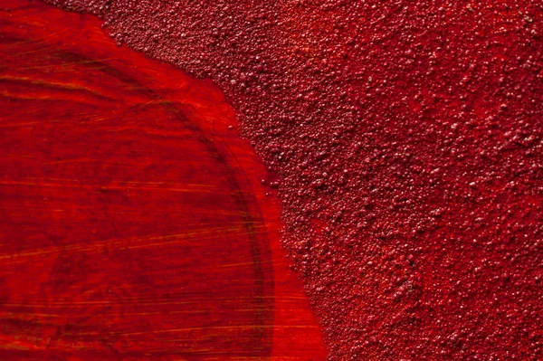 Detail Red Artistic Wall Structure — Stock Photo, Image