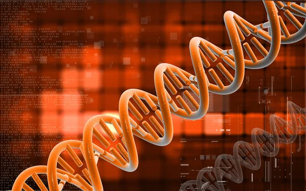 디지털 배경에서 Dna — 스톡 사진