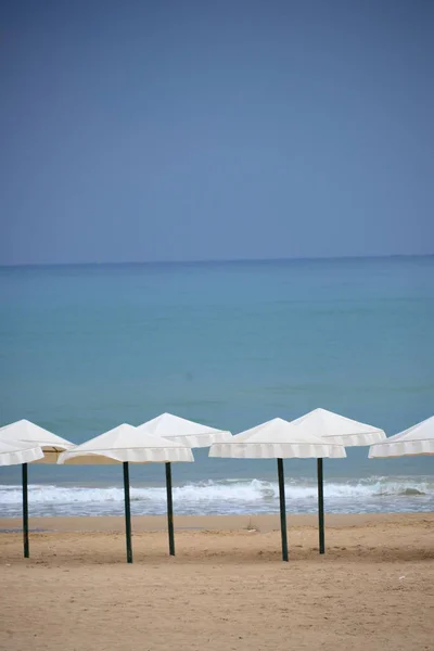 Plaża Hiszpanii Leżak — Zdjęcie stockowe