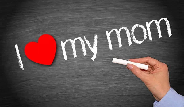 Amo Minha Mãe — Fotografia de Stock