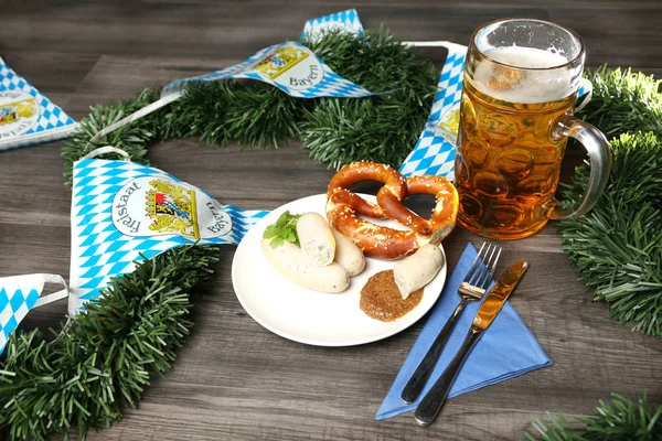 Bavarian Delicious Snack — Stock Photo, Image