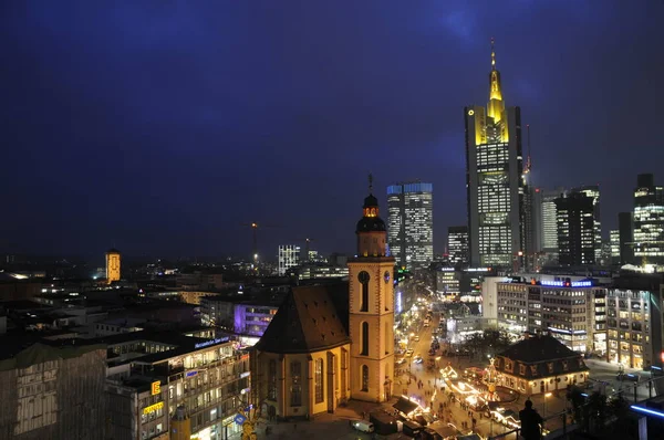 Malerische Städtische Ansicht Moderner Wolkenkratzer Fassade — Stockfoto